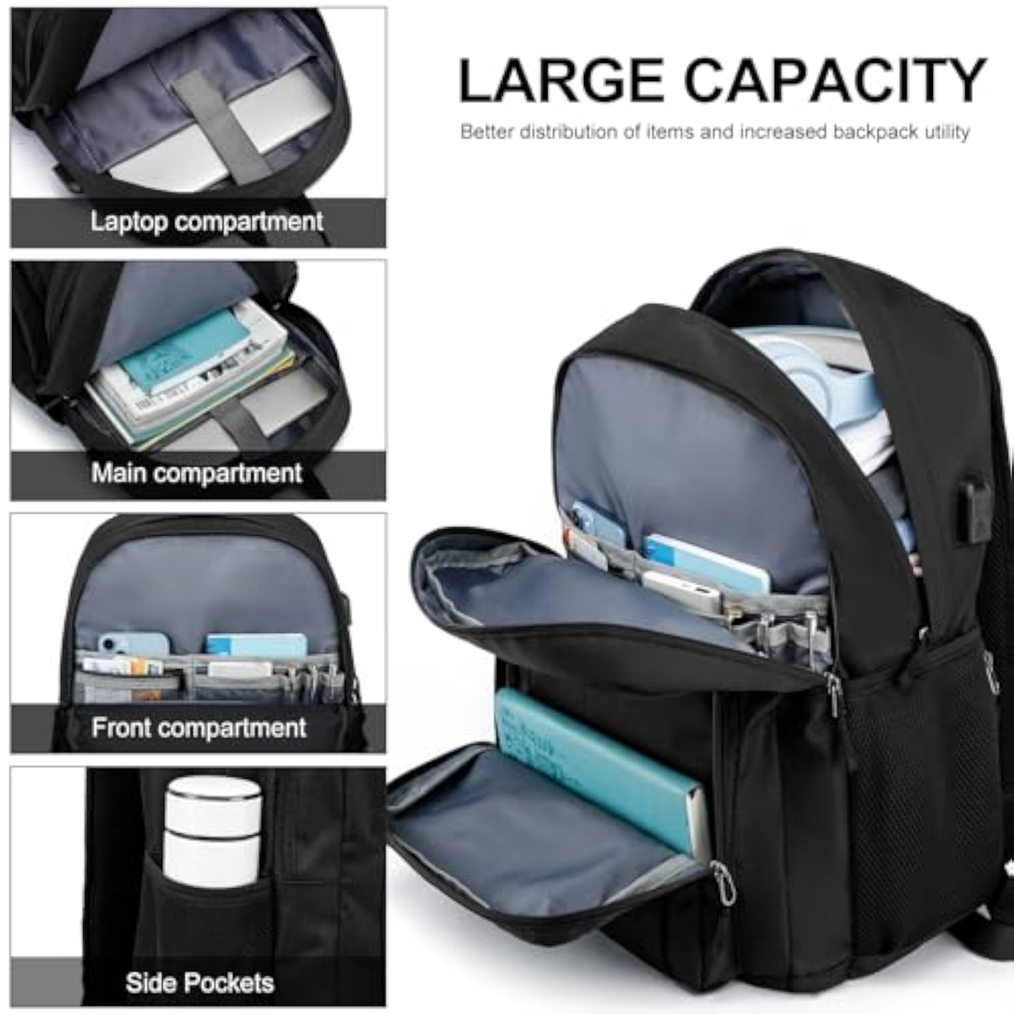 Stylish Laptop Backpack, Versatile and Functional